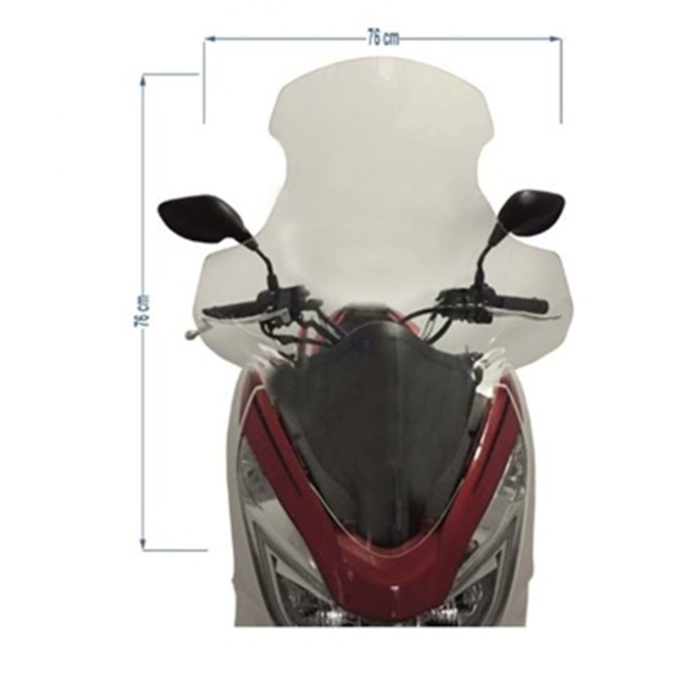 ÖN SİPERLİK (Rüzgarlık) BÜYÜK BOY HONDA PCX 2014-2017