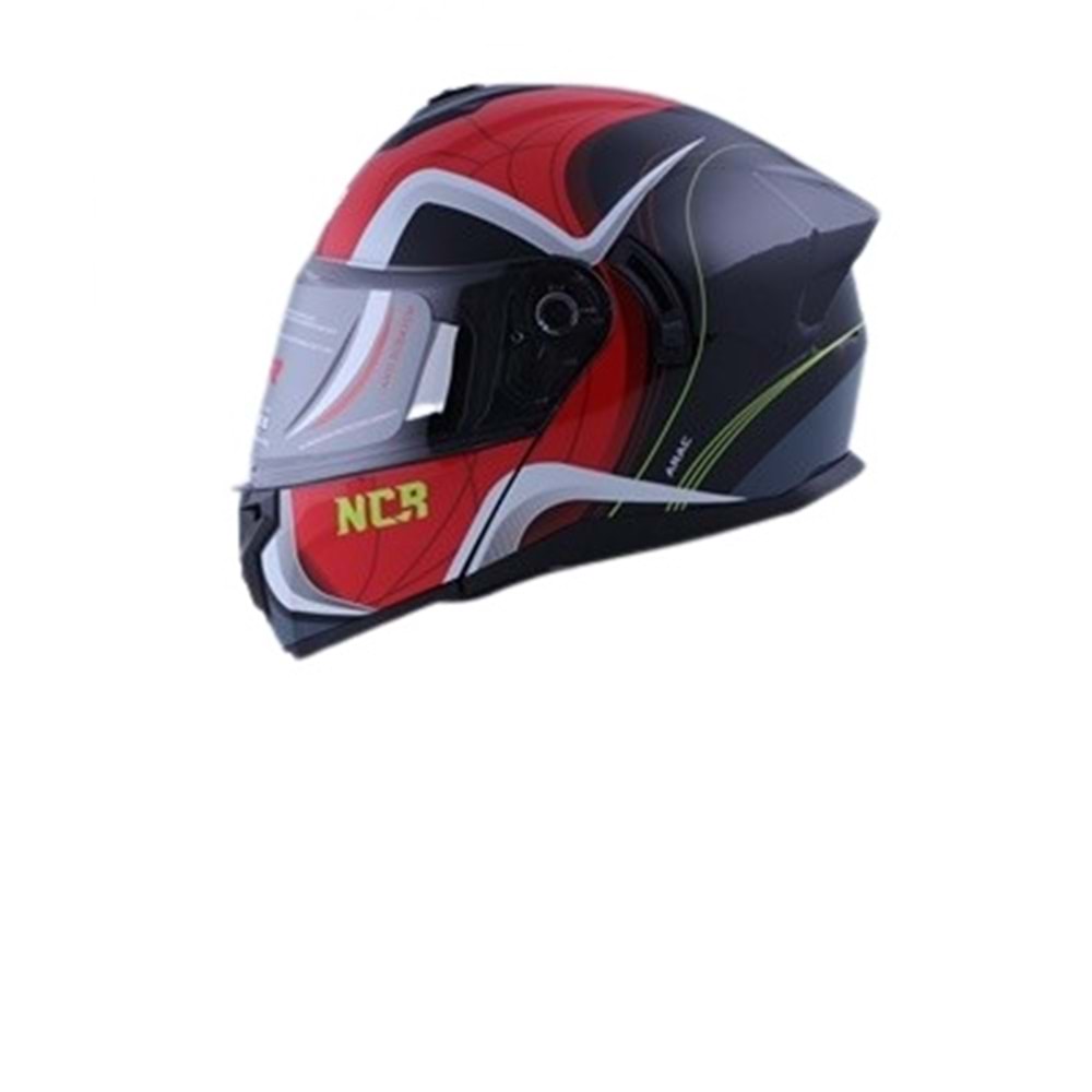 KASK ÇENE AÇILIR SERTİFİKALI PARLAK KIRMIZI MD 166 L BEDEN
