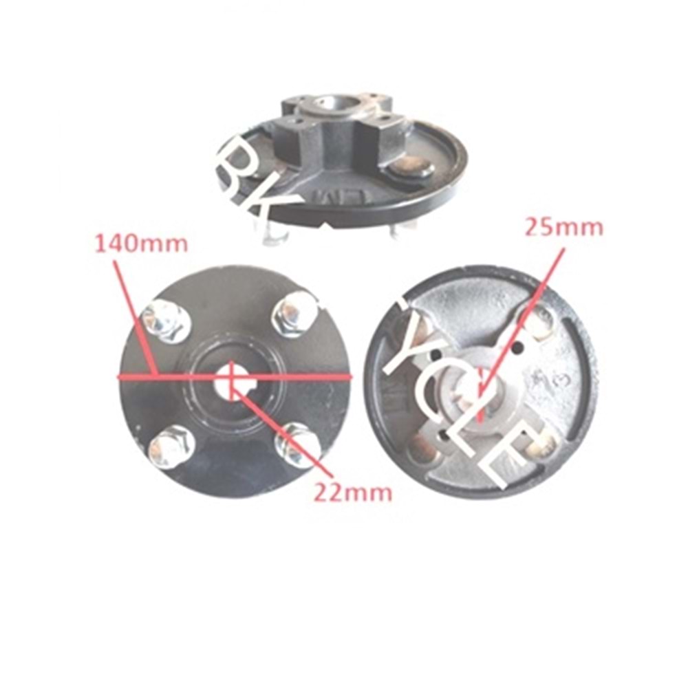 ARKA KAMPANA ELEKTRİKLİ ÜÇTEKERLİ DİSKLİ MODEL