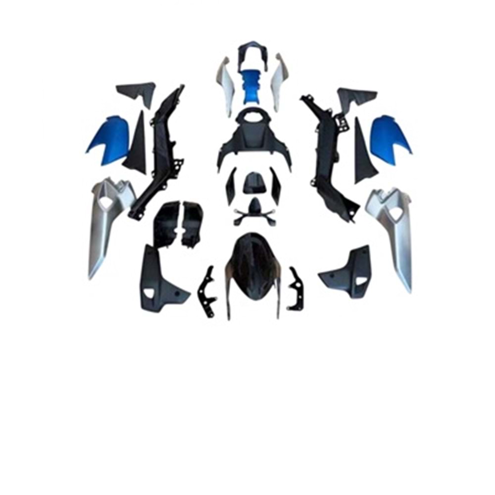 KAPORTA SETİ MAVİ-SİYAH NK250 (26 parça)