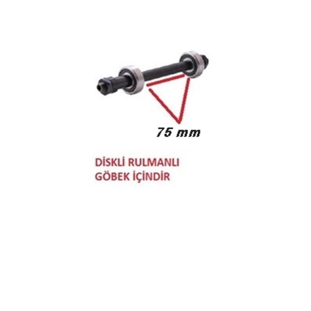 ARKA MİL BORUSU BİSİKLET DİSK UYUMLU HAZNE İÇİN- 15062