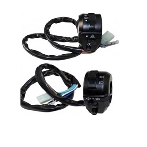 KUMANDA KOMPLE 125 CG (SİYAH) SAĞ-SOL