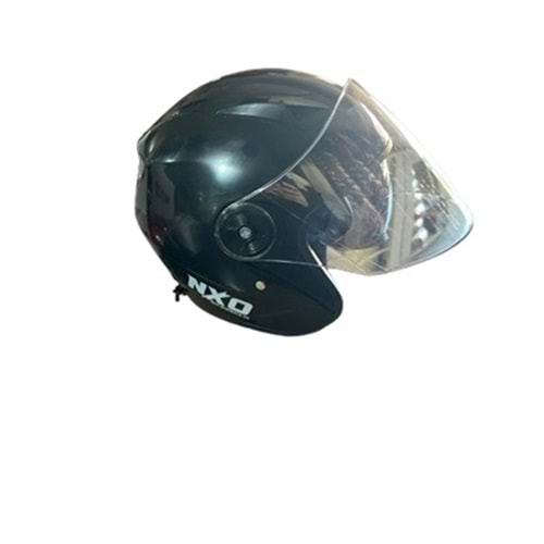 KASK ÇENESİZ GÖZLÜKLÜ NXO MAT SİYAH