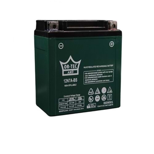 AKÜ JELLİ 12N7L-BS (ACTİVA-BEAT) ORTEC