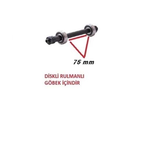 ARKA MİL BORUSU BİSİKLET DİSK UYUMLU HAZNE İÇİN- 15062