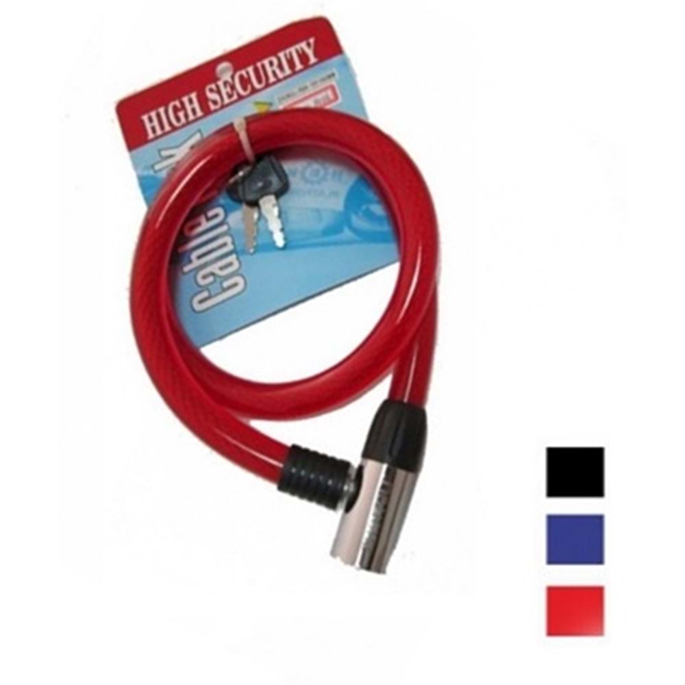 HALAT KİLİT 18 x 100 CM DEMİR BAŞLI ZHONGLİ 336