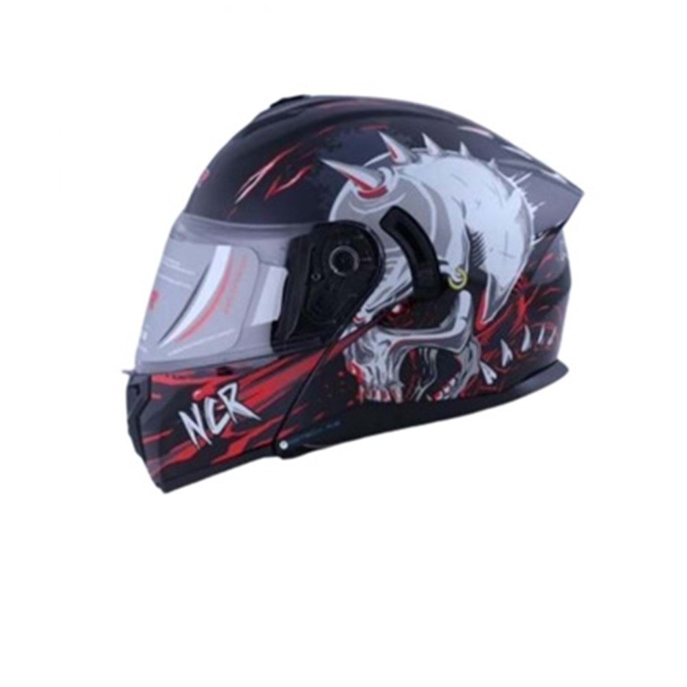 KASK ÇENE AÇILIR SERTİFİKALI KURUKAFA KIRMIZI MD 166 L BEDEN