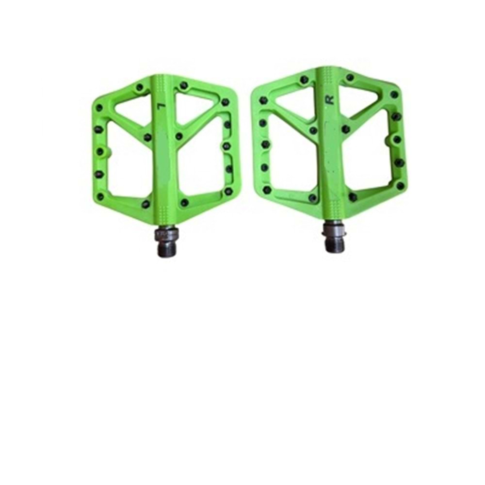 ÇİVİLİ PEDAL TAKIM (KUTULU BİLYALI ALYAN ANAHTARLI) YEŞİL
